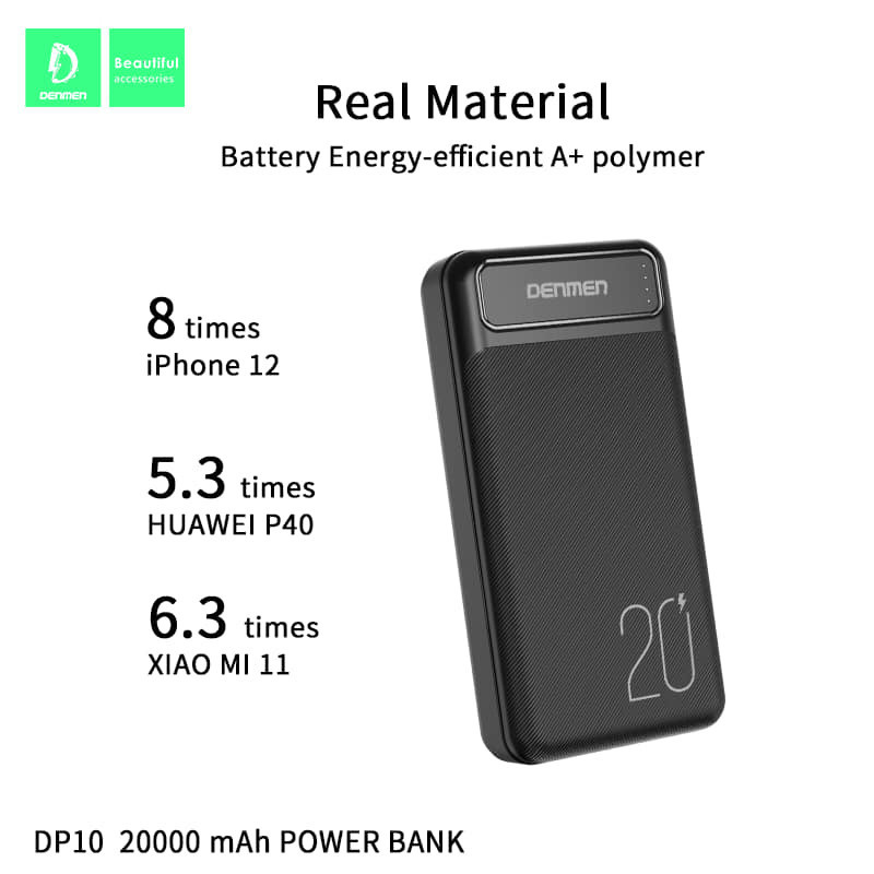 پاوربانک دنمن مدل DP10 ظرفیت 20000 میلی آمپر ساعت