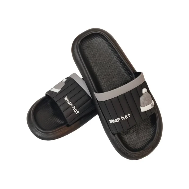 دمپایی زیتون مدل اسنو کد BL-0077