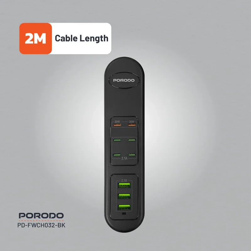 چندراهی برق پرودو مدل USB HUB
