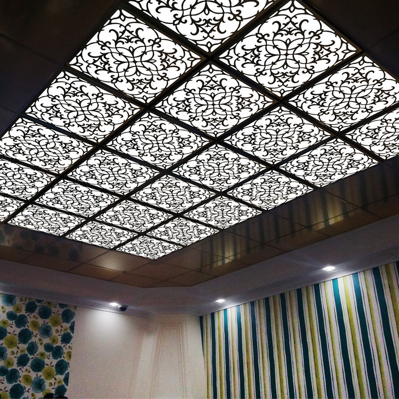 تایل سقفی آسمان مجازی بنی دکو مدل MC47 اندازه 60x60 سانتی متر مجموعه 4 عددی