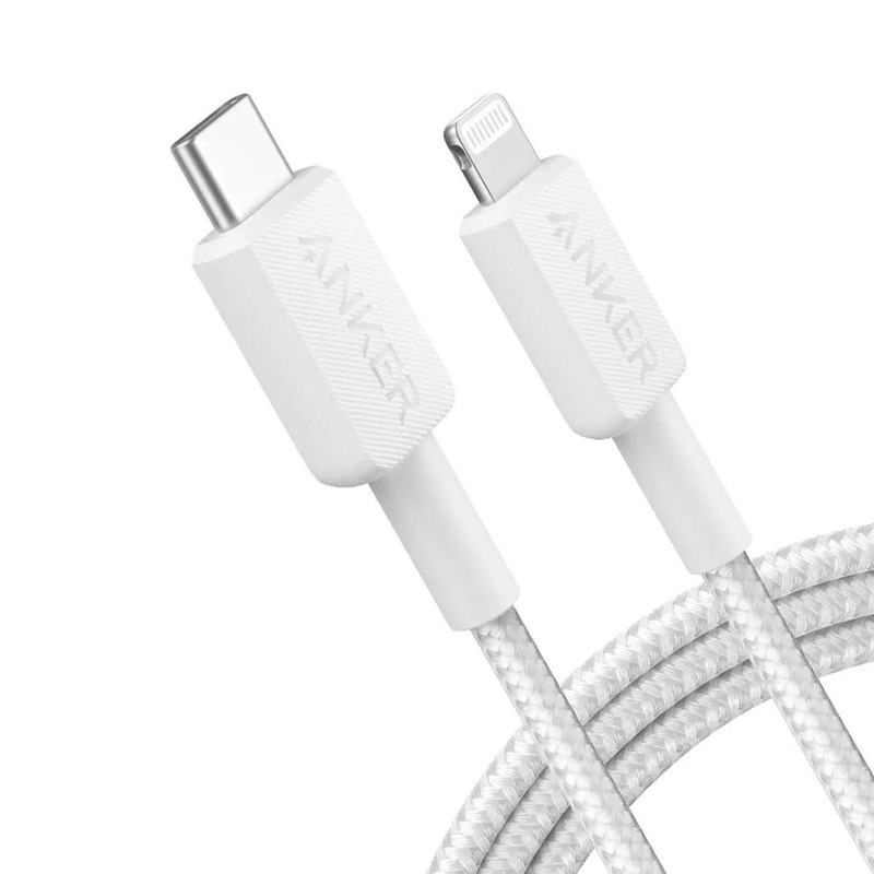 کابل تبدیل USB-C به لایتنینگ انکر مدل A81B6 طول 1.8 متر