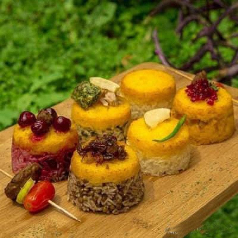 قالب ته چین به گز مدل گرد