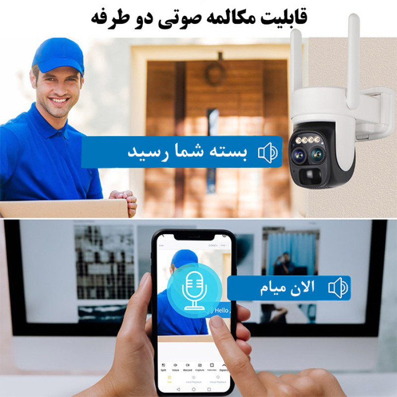 دوربین مداربسته تحت شبکه اوکم مدل TP2