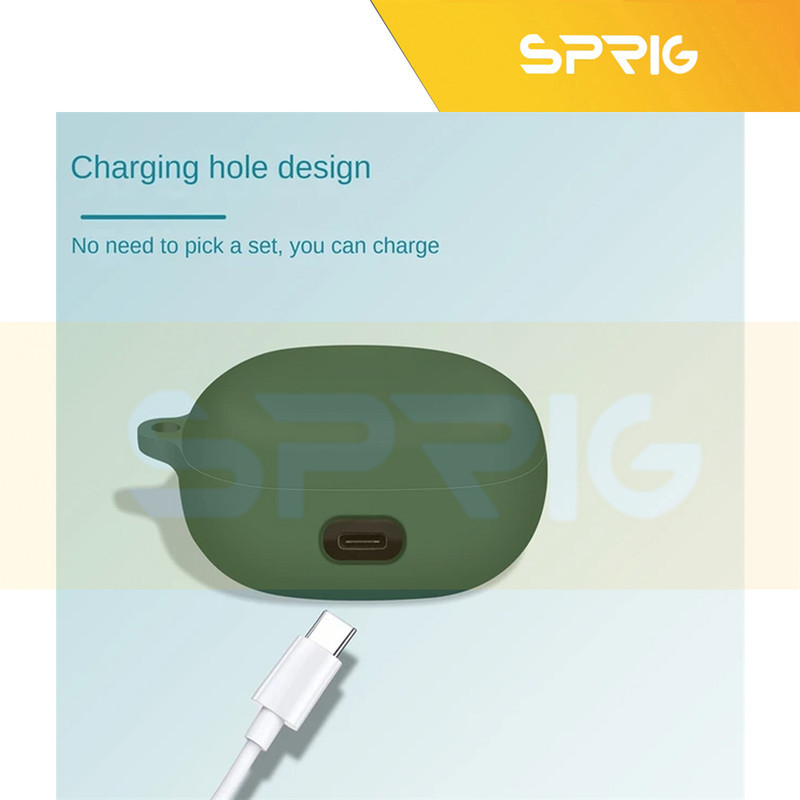 کاور اسپریگ مدل Silicon-SP مناسب برای کیس هدفون بی سیم انکر Soundcore Liberty 4
