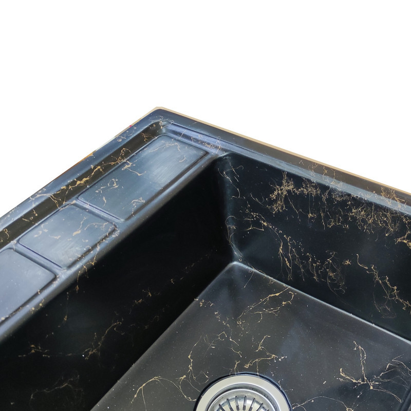 سینک ظرفشویی گرانیت توکار یک لگنه پارادایز مدل ITALY-451-BG