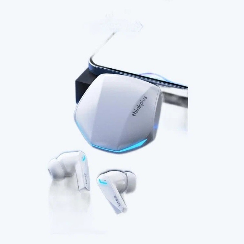 هدفون بلوتوثی لنوو مدل Live Pods GM2 Pro بدون قابلیت نویز کنسلینگ، درگاه شارژ USB Type-C، دارای دستیار صوتی، مقاوم در برابر رطوبت و عرق
