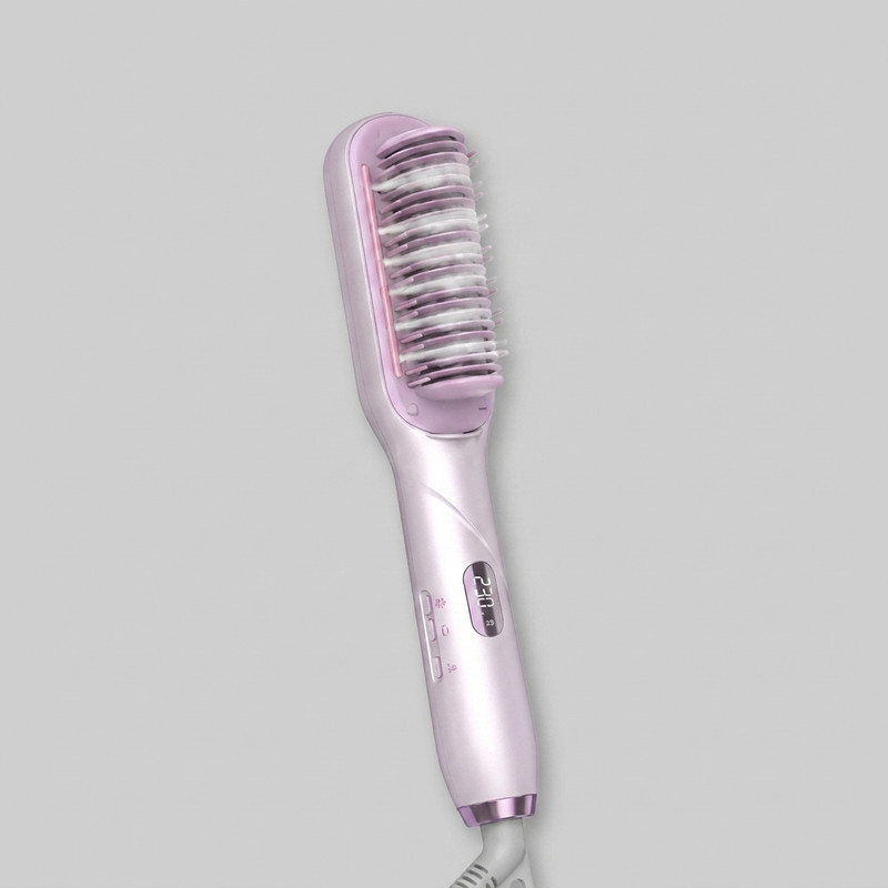 برس حرارتی بخاردار شیگلم مدل Hydra Shot Steam straightening brush Pro وزن 775 گرم با مخزن بخار داخلی و سیستم یون‌ساز