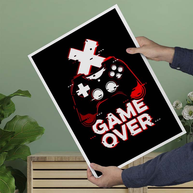 پوستر کارنيکا طرح گیم لاور Game Lover کد 34174 مجموعه 8 عددی