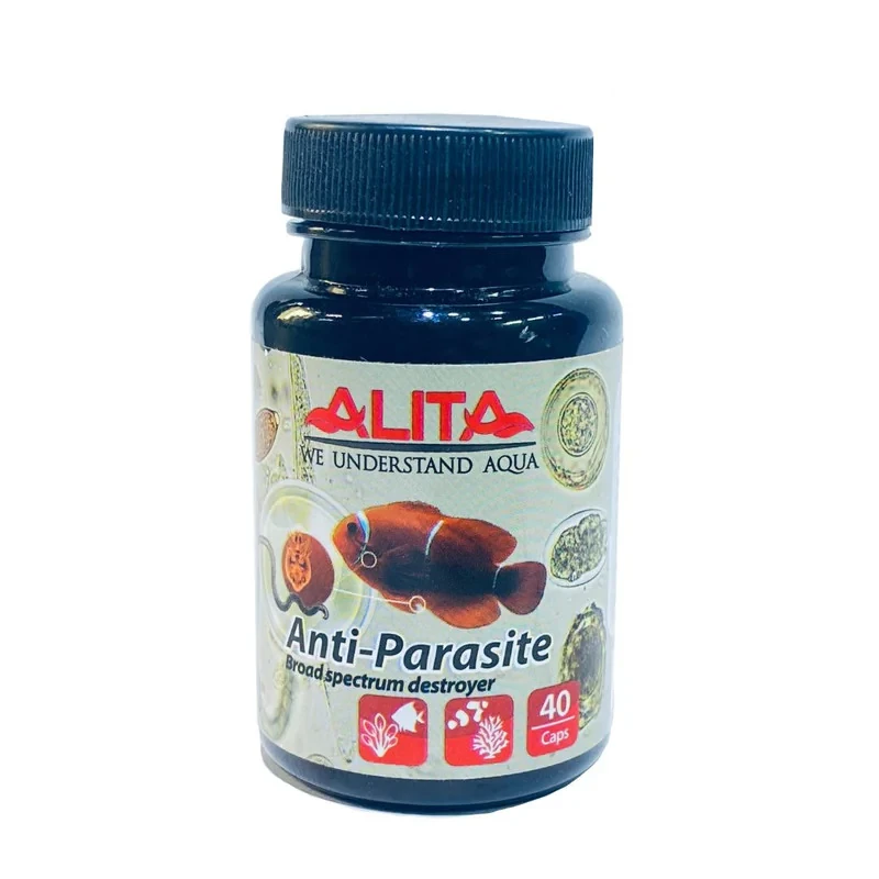 قرص ضدباکتری آبزیان آلیتا مدل Anti-Parasite بسته 40 عددی