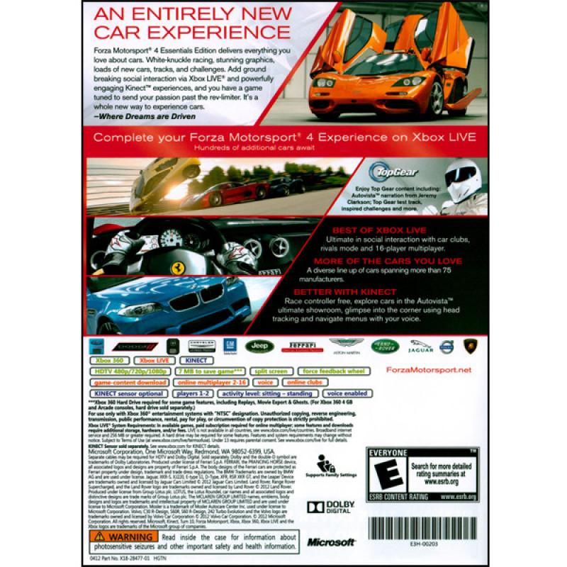 بازی Forza Motorsport 4 مخصوص Xbox 360