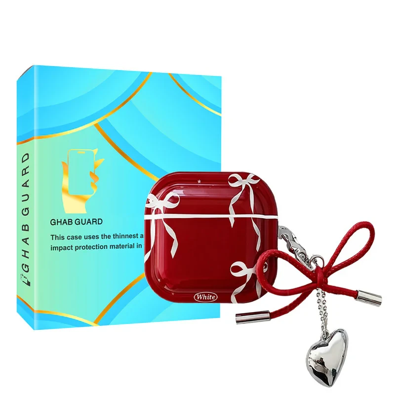 کاور قاب گارد مدل AIPSG مناسب برای کیس اپل AirPods 1  AirPods 2 به همراه بند آویز