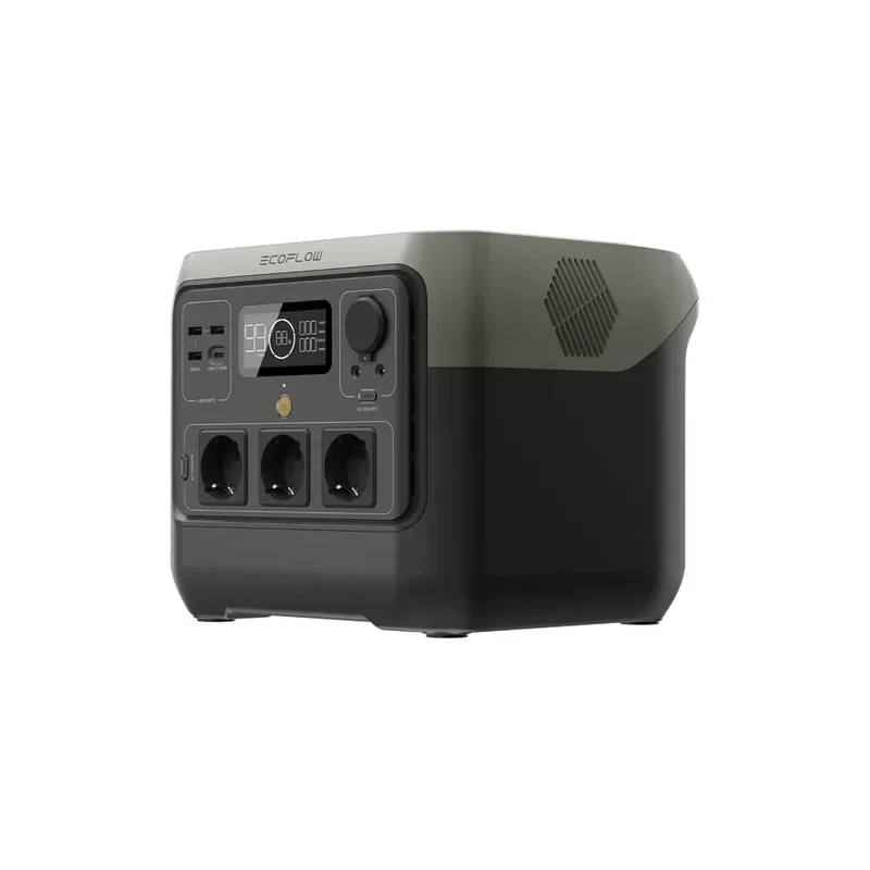 پاور استیشن قابل حمل 800 وات اکوفلو مدل RIVER 2 PRO ظرفیت 240000 میلی آمپر ساعت