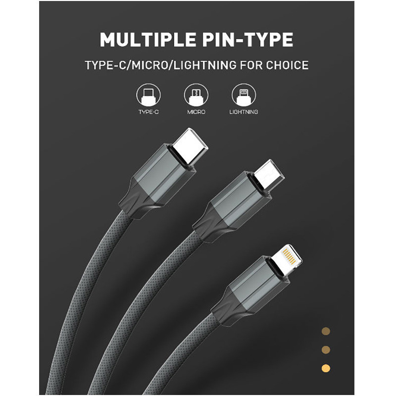 کابل تبدیل USB به USB-C الدینیو مدل LS441 01pl طول 1 متر
