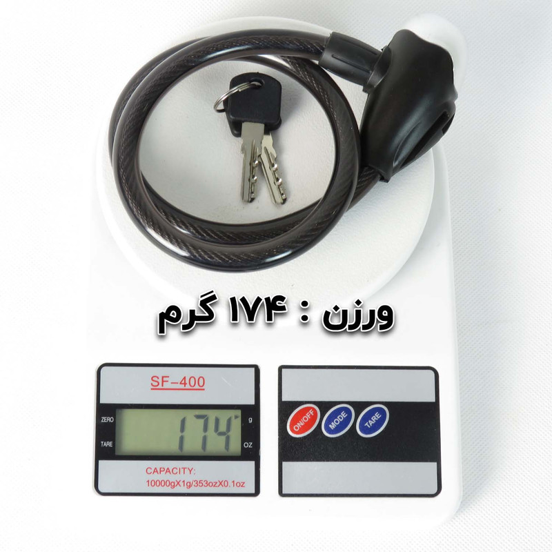 قفل دوچرخه مدل ضد اسید 650 - 12 کد 780