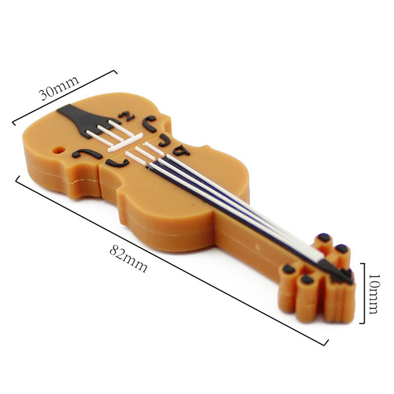 فلش مموری طرح ویولون مدل Ul-PVC-Violin03 ظرفیت 16 گیگابایت