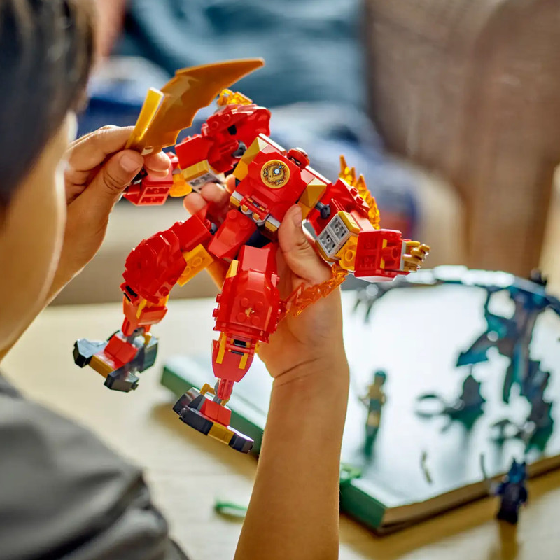 لگو سری نینجاگو مدل Kai's Elemental Fire Mech کد 71808