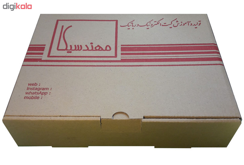 ربات تشخیص مانع مهندسیکا مدل 4W-M40