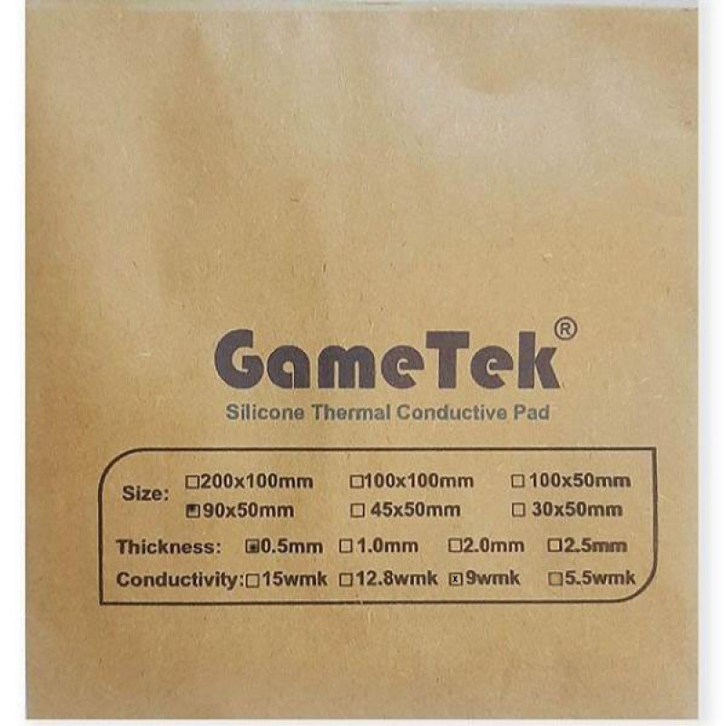 پد حرارتی سیلیکونی گیمتک مدل G9.0