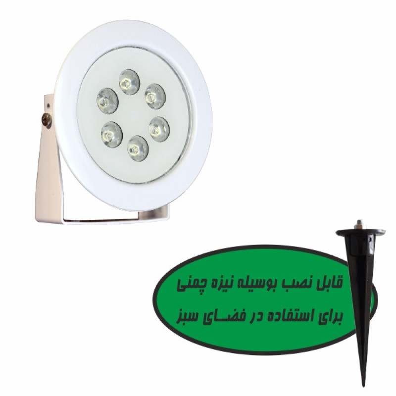 چراغ استخری 6 وات ایمکس مدل پایه دار کد 6REP