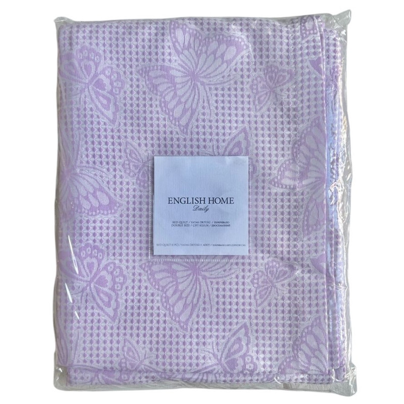 روتختی دو نفره انگلیش هوم مدل Butterflies سایز 230x220 سانتی‌متر