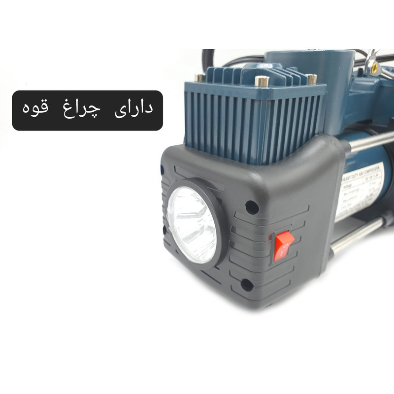 کمپرسور  فندکی هوا  باس مدل 150-PSI مجموعه 15 عددی