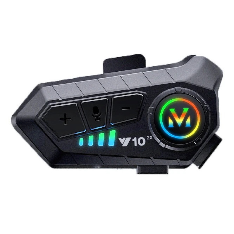 بلوتوث کلاه کاسکت مدل V10 2X مجموعه دو عددی