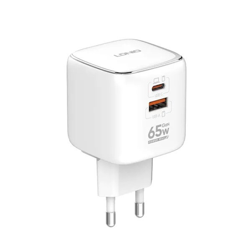 شارژر دیواری 45 وات 2 پورت الدینیو مدل Q2617 به همراه کابل usbC