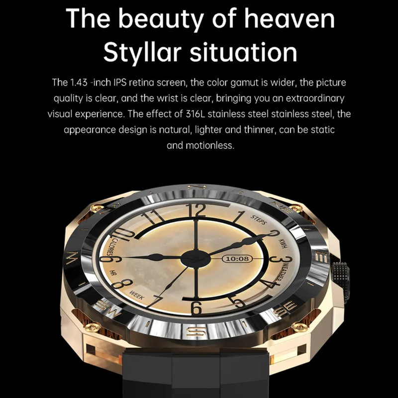 ساعت هوشمند مدل HW3 Cyber-Flicker Case