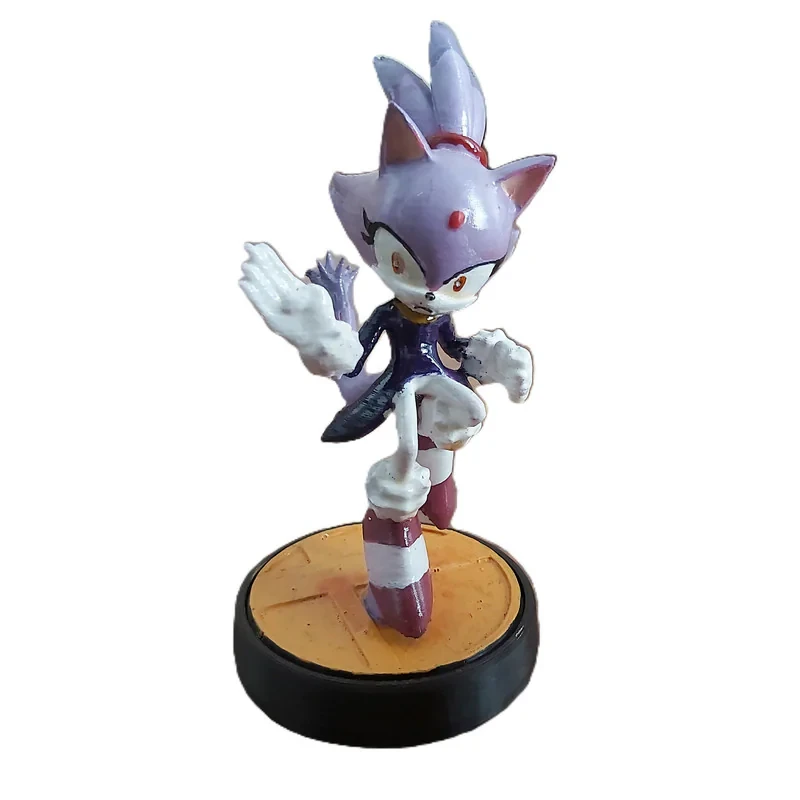 فیگور طرح سونیک مدل Blaze Amiibo ارتفاع 12 سانتی‌متر
