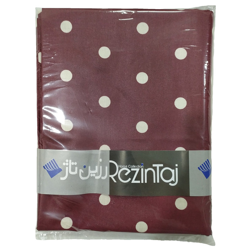 رومیزی رزین تاژ طرح خالدار مدل گرد کد 140