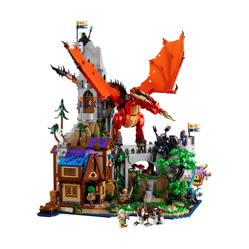 لگو 3745 تکه سری Ideas مدل Dungeons & Dragons Red Dragon’s Tale کد 21348
