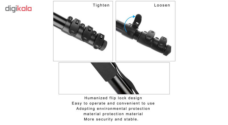 تک پایه دوربین کینگ جوی مدل MP-408FL