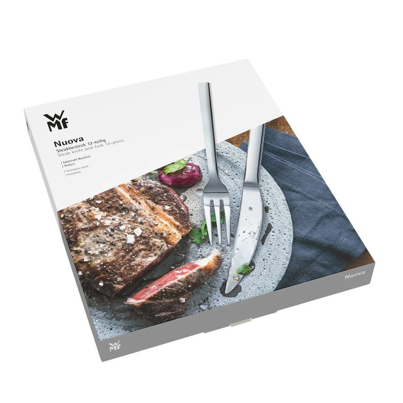 کارد و چنگال دبلیو ام اف مدل Nuova Steak بسته 12 عددی