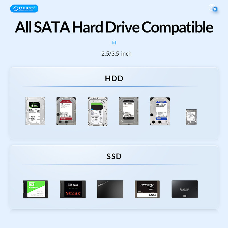 داک هارد 2.5 و 3.5 اینچی USB -C اوریکو مدل 6626C3-C