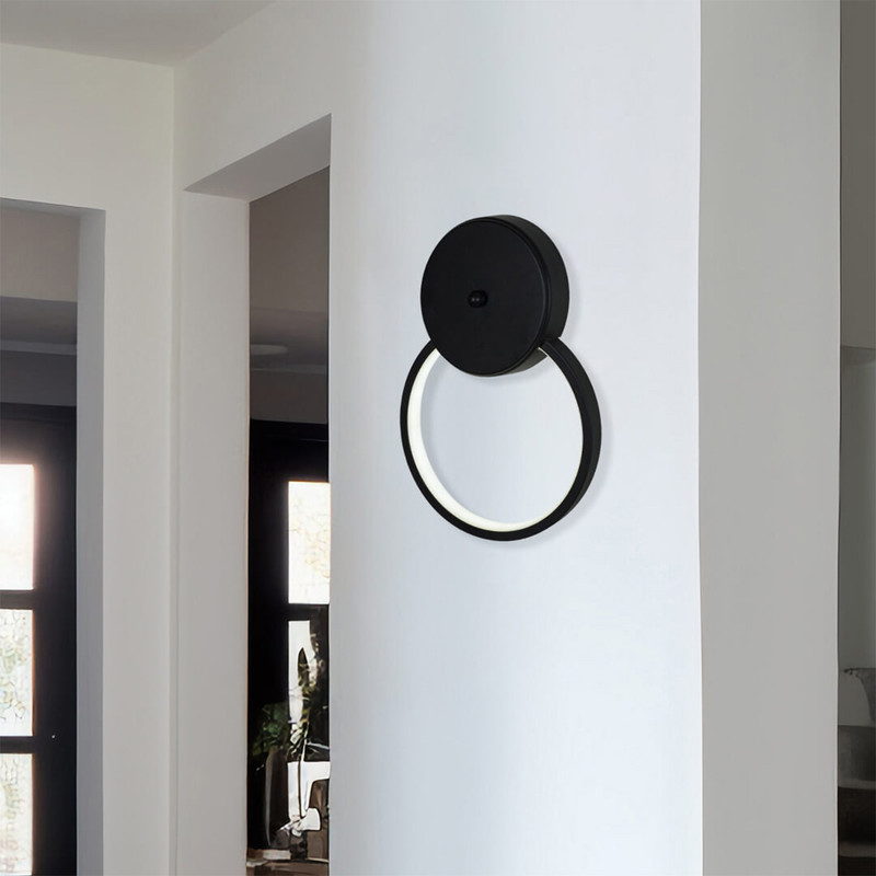 چراغ دیواری چشمه نور کد L63731BK مدرن