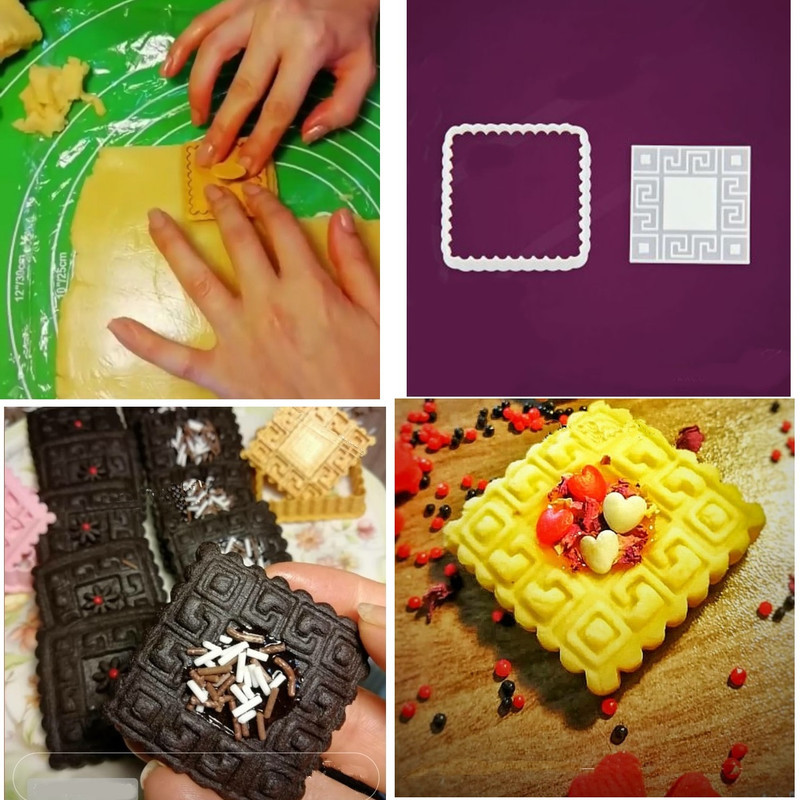 کاتر خمیر و شیرینی به گز مدل کتیبه مجموعه 2 عددی