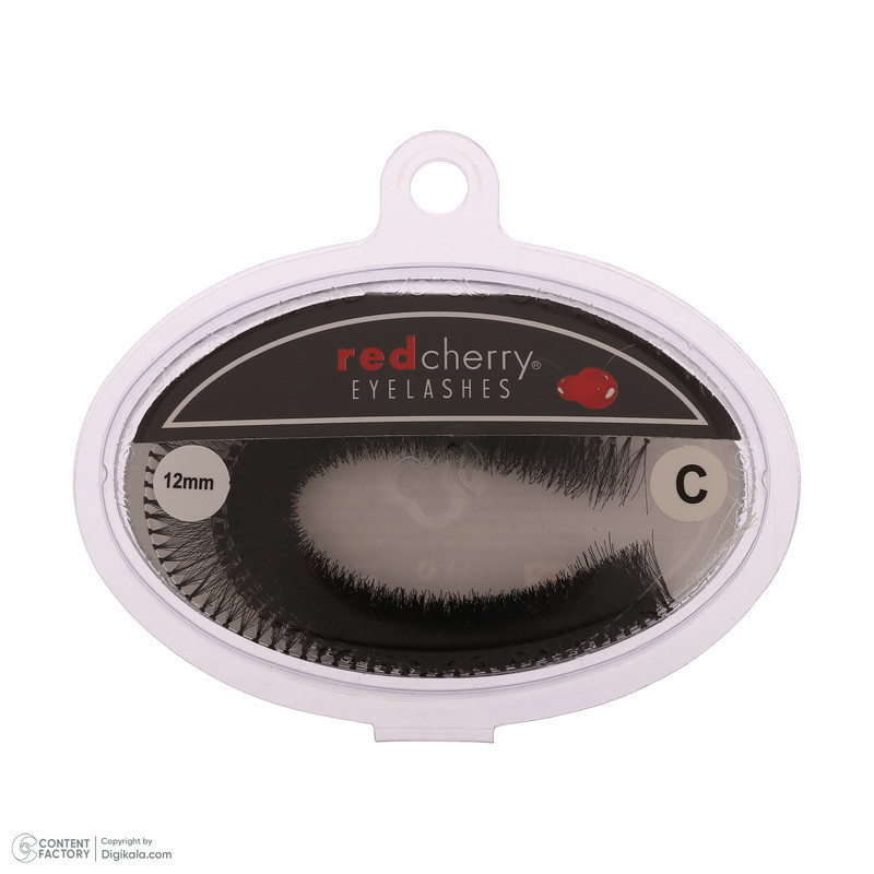 مژه مصنوعی رد چری مدل Classic Cluster Band کد 12 C بسته 10 عددی