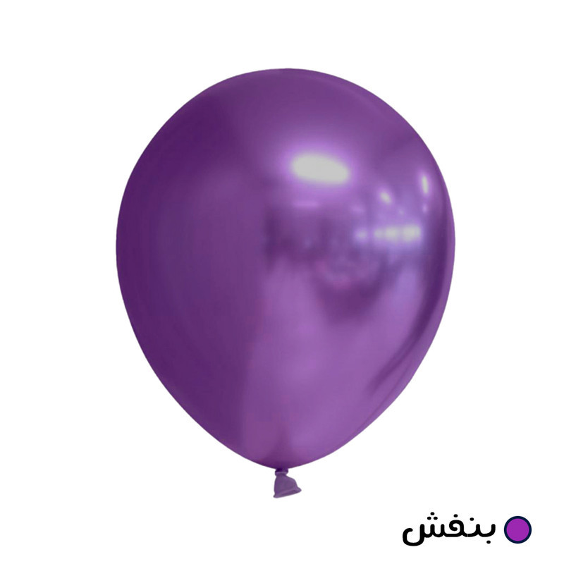 بادکنک مدل لاتکس کروم بسته 10 عددی
