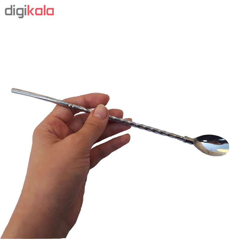 قاشق شربت خوری طرح پیچ کد 001 بسته 6 عددی