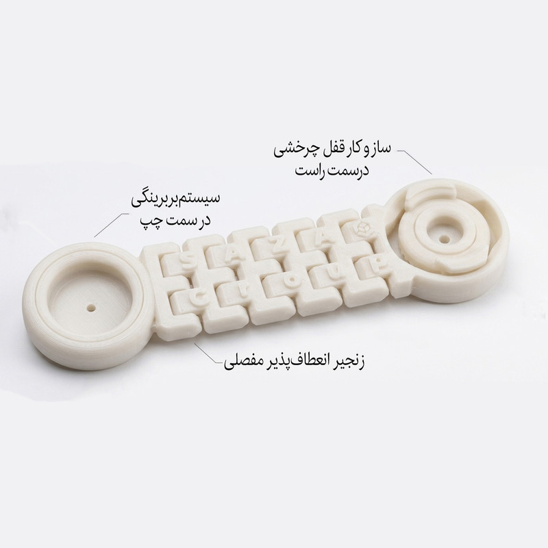قفل درب کابینت سازا مدل SPL04-SE بسته چهار عددی