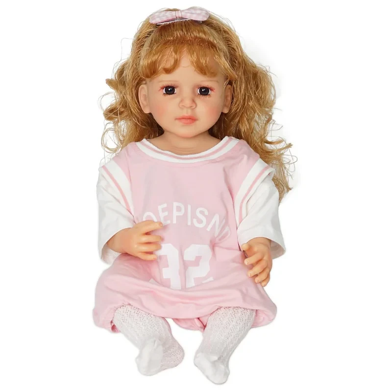 عروسک سیلیکونی مدل Reborn-Baby ارتفاع 50 سانتی متر