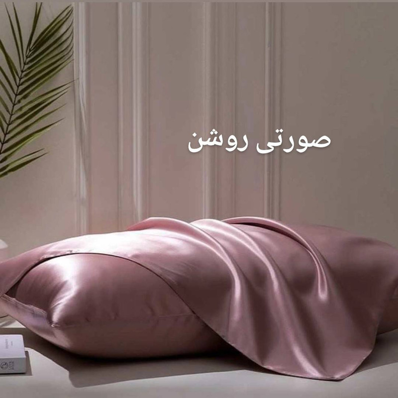 رو بالشتی ملولِی مدل ساتن ابریشم پرو