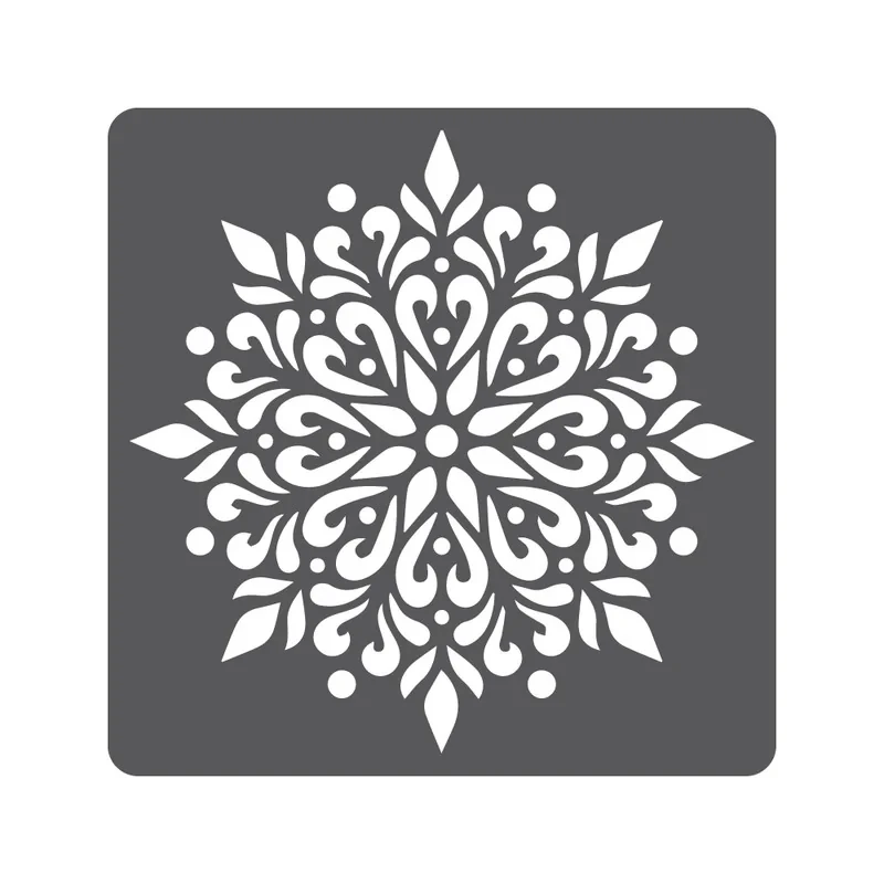 شابلون طرح گل هشت پر کد KM-sh1