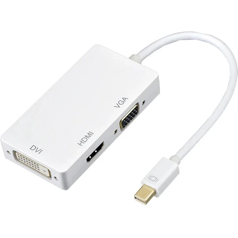 مبدل Mini DisplayPort به VGAHDMIDVI وی نت مدل V-COMDP2HDV