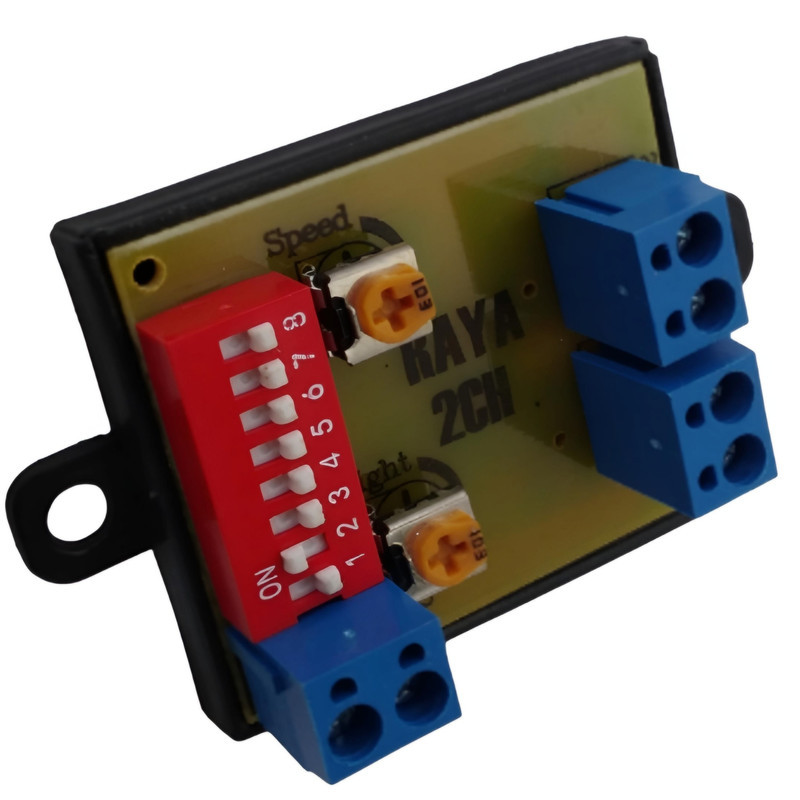 برد فلاشر LED دوکانال رایا مدل 2ch-16A