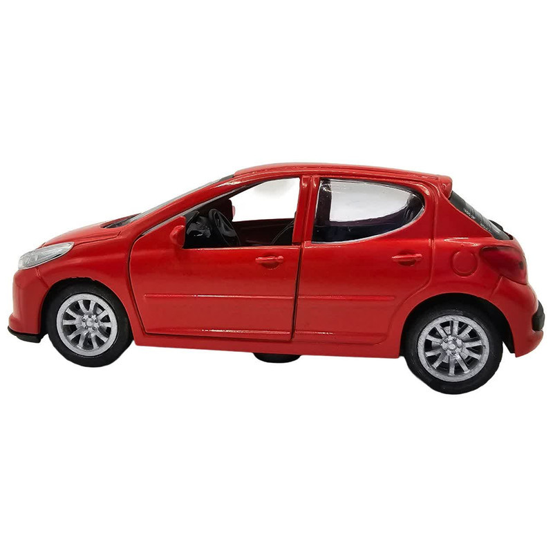 ماکت ماشین ناب سل مدل پژو 207 فلزی عقب کش  کد Peugeot 207 metal pull back naab006 scale 1:48