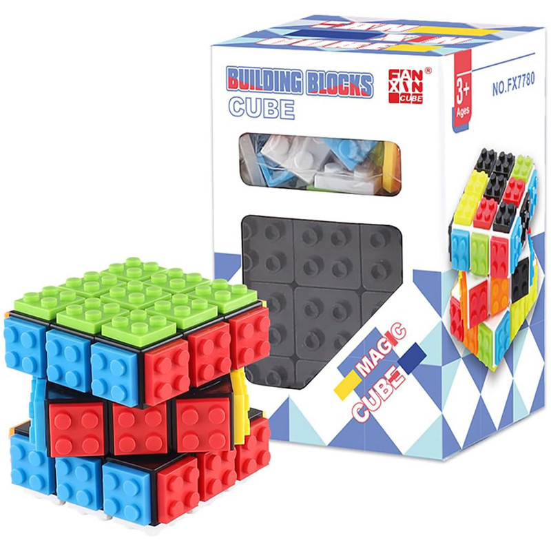 مکعب روبیک فنکسین مدل لگویی 3×3 FanXin 3×3 Lego