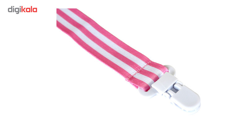بند پستانک نیننو مدل Pink Stripes