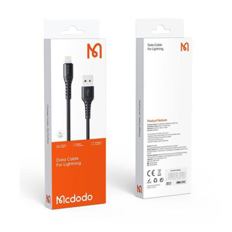 کابل تبدیل USB به لایتنینگ مک دودو مدل CA-2261 طول 1 متر