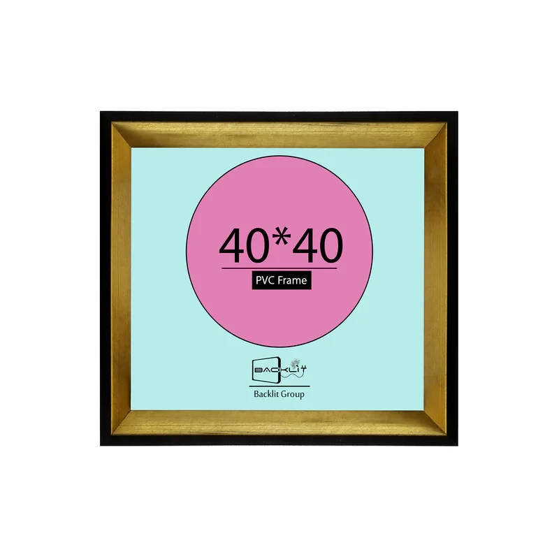 قاب عکس بکلیت مدل دورنگ 40x40-208